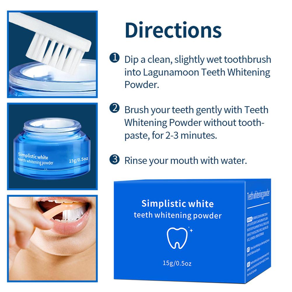 ผงฟอกฟันขาว 15 กรัม ผลิตภัณฑ์ด - Teeth Whitening Near Me บทวิจารณ์และราคา